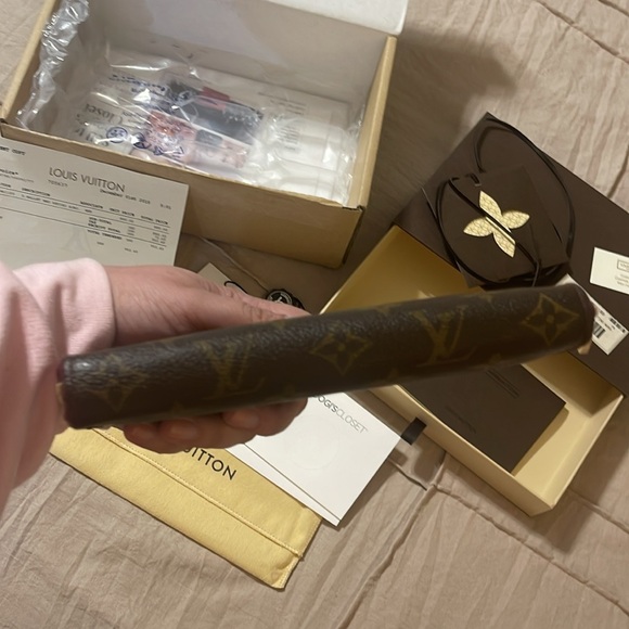 Louis Vuitton Monogram Retiro Zippy Wallet Aurore Raisin - Picture 16 of 16